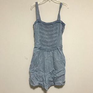 DENIM ROMPER NWOT
